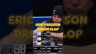 CAN ERIC PERSSON GET PAID ON THIS DREAM FLOP? #poker #livestream #casino