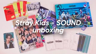 распаковка альбома Stray Kids - SOUND и другого японского мерча 📦  album unboxing