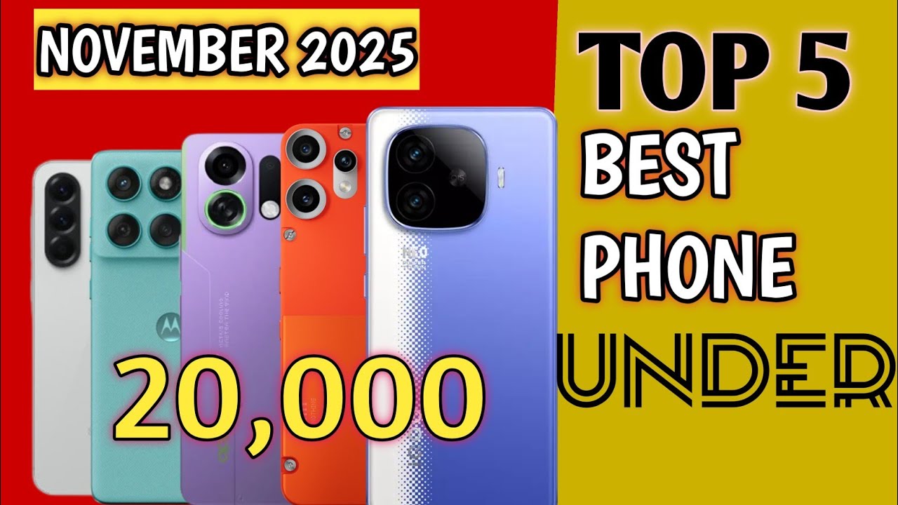 TOP 5 best 5g smartphone under 20,000 in 2025 | best 5g phone under ...