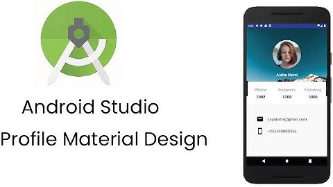 Android Tutorial | Profile Material Design