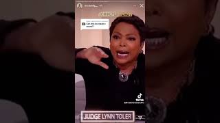 Judge Lynn Toler advice to leave him