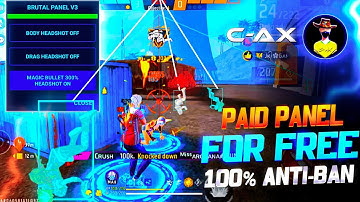 Antiban Free Fire Panel  || Free Fire Mod Menu 100% Safe 💀 Free Fire Injector Safe ✅  || #freefire​