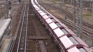 JR貨物EF64-1038 赤ホキ牽引 (8784レ)  熱田駅通過