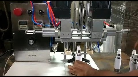 SPINDLE CAPPING MACHINE FOR PUMP CAPS