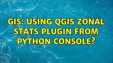 GIS: Using QGIS Zonal Stats Plugin from Python Console? (3 Solutions!!)