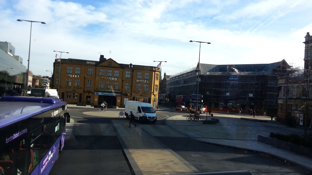 Oxford Railway Station to the City Centre by bus 30th October 2017