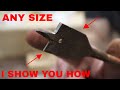 How To Make Custom Size Spade Bit