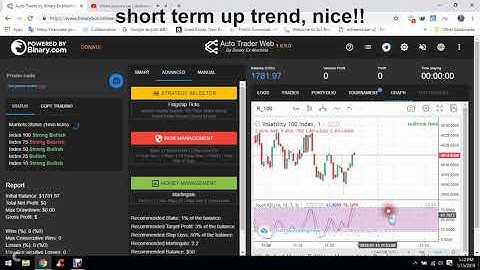 Auto Trading Web Bot For Binary.com | One Trade 100$  | 100% FREE