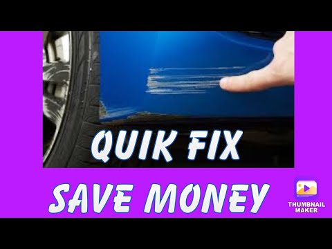 How To Fix A Scratch On Your Car In Minutes