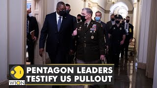 Taliban was and remains a terror group, Pentagon leaders outline Afghan pullout plans | WION News