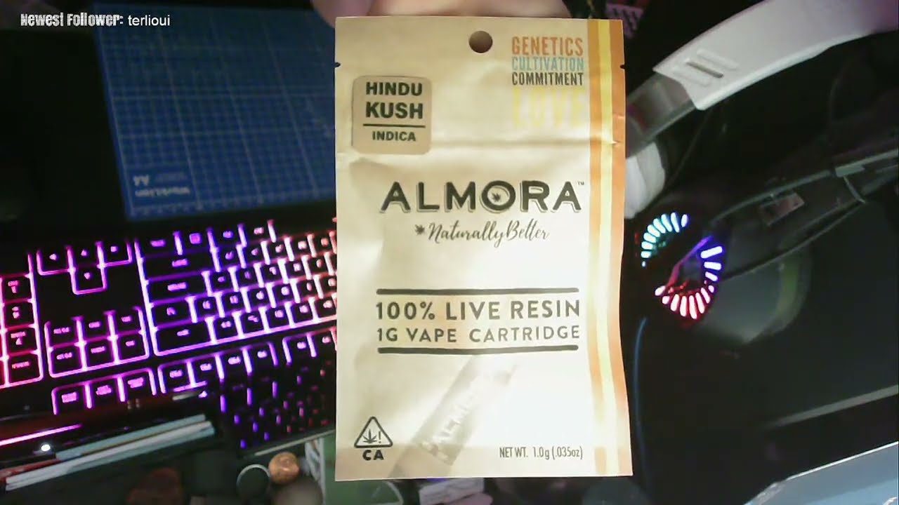 🌿 Opening Almora Live Resin Hindu Kush 1g 👀 Hand Cam . Clouds ✔️