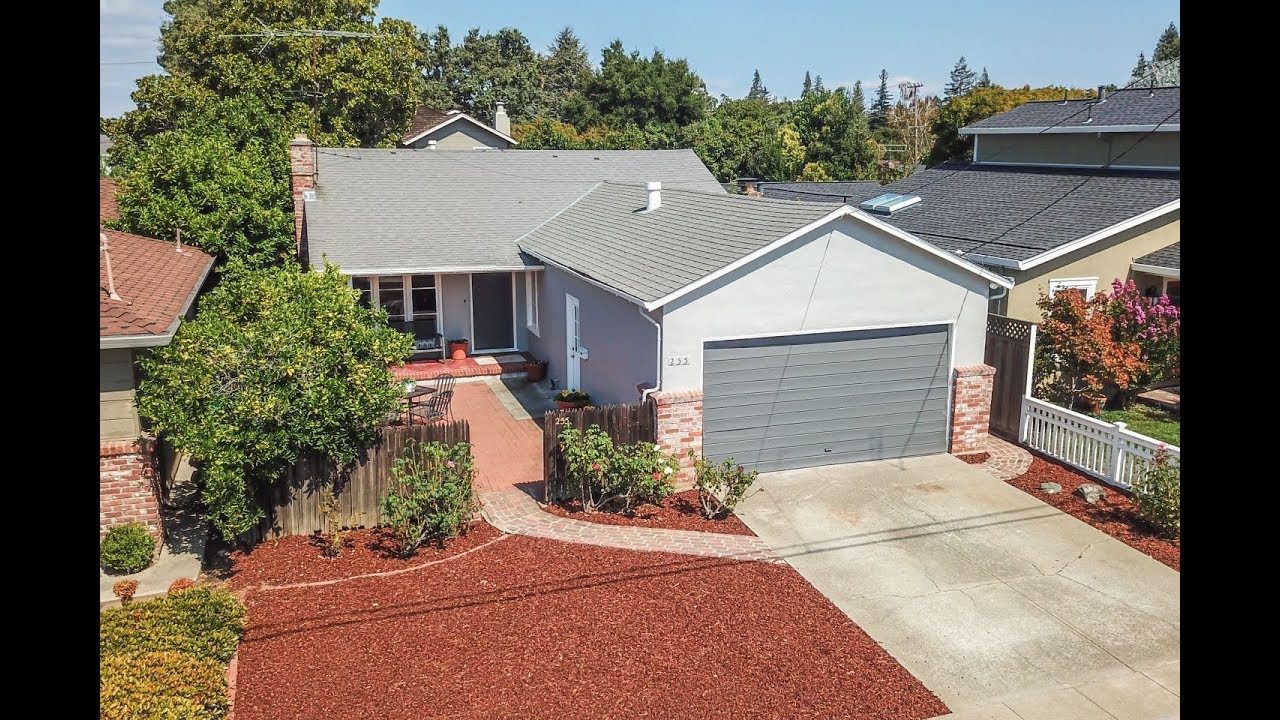 San Carlos real estate virtual video tour of 255 Ruby Ave