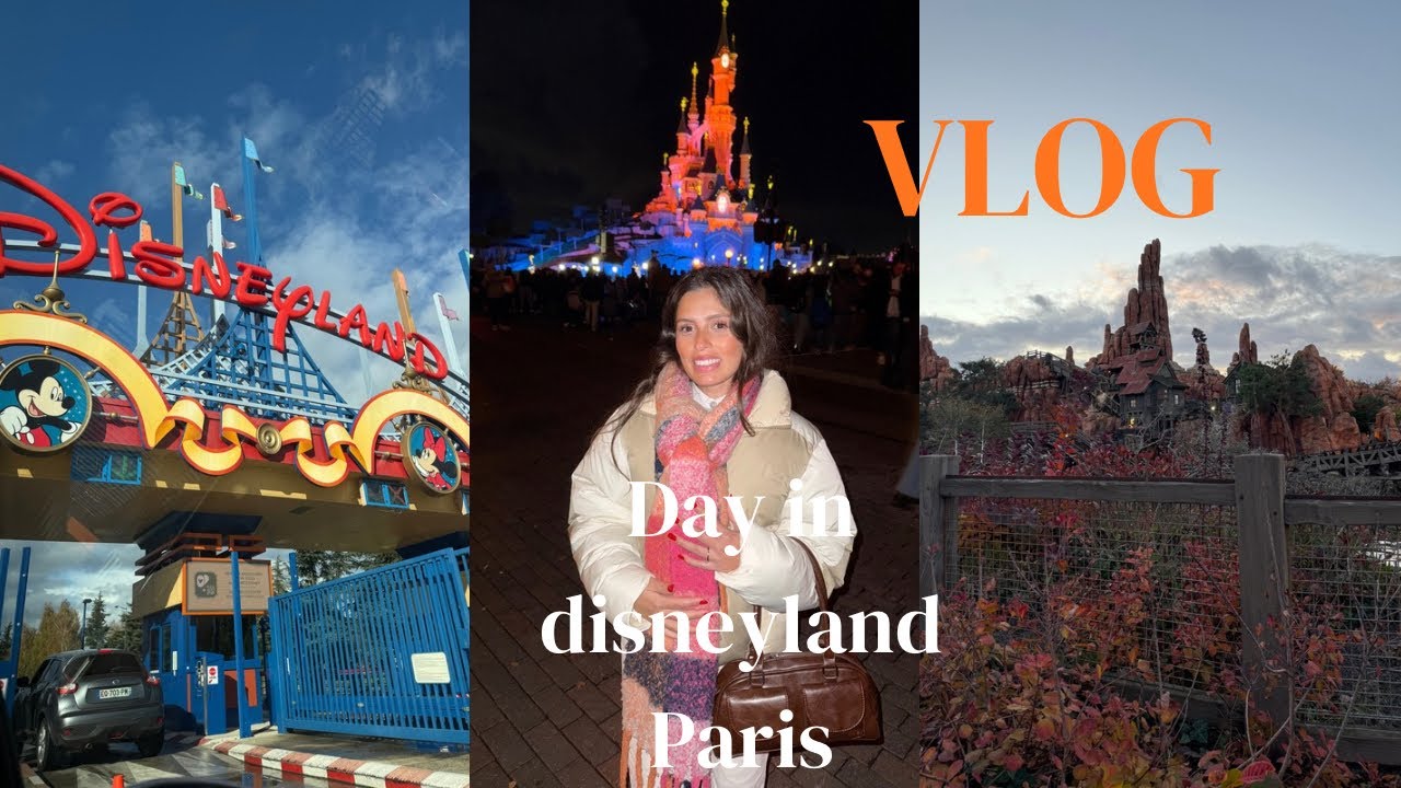 أول مرة نزور ديزني لاند! 😍 كيف داز نهارنا كامل🇫🇷