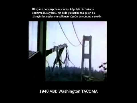Tacoma Köprüsü Neden Yıkıldı?Rezonans ile yıkılan Köprü