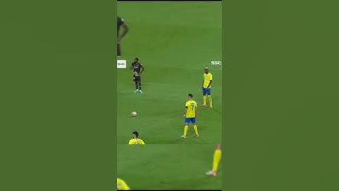 Ronaldo Crazy Free kick for Al Nassr 22/10/23🔥 #football #alnassr #ronaldo #talisca #footballshorts