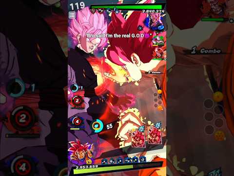"Zenkai Sp SSG Goku One Shot LR Ultra Supervillain Goku Black Rose😈🔥" #dragonballlegends #dblegends