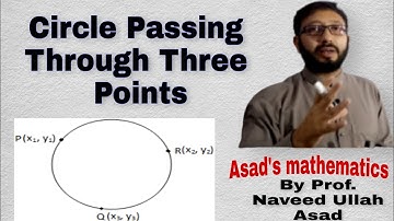 Equation Of Circle Passing Through Three points