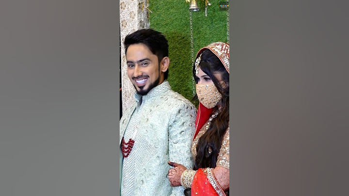 Adnaan Shaikh With His Wife-To-Be Ayesha Shaikh at their Wedding Sangeet Ceremony