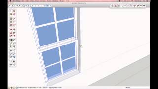 Using a custom component for thick wall windows