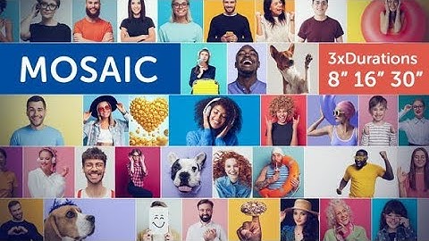 Mosaic Logo Opener | After Effects Template