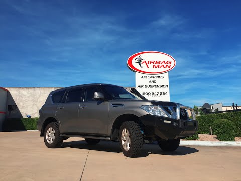 Video: In Action: Nissan Patrol Y62 Air Suspension - CR5119HP Airbag Man High Pressure Coil Helper Kit