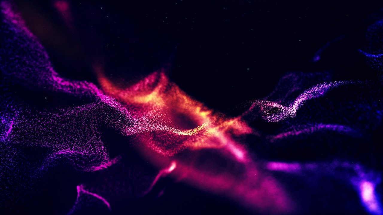 Relaxing magic fractal particles dust effect loop video youtube - YouTube