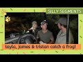 Tayla James and Tristan catch a frog safarilive funny moment