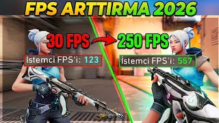 VALORANT FPS Arttırma Ayarları Güncel 2026 30FPSTEN 500 FPSE CIKTI