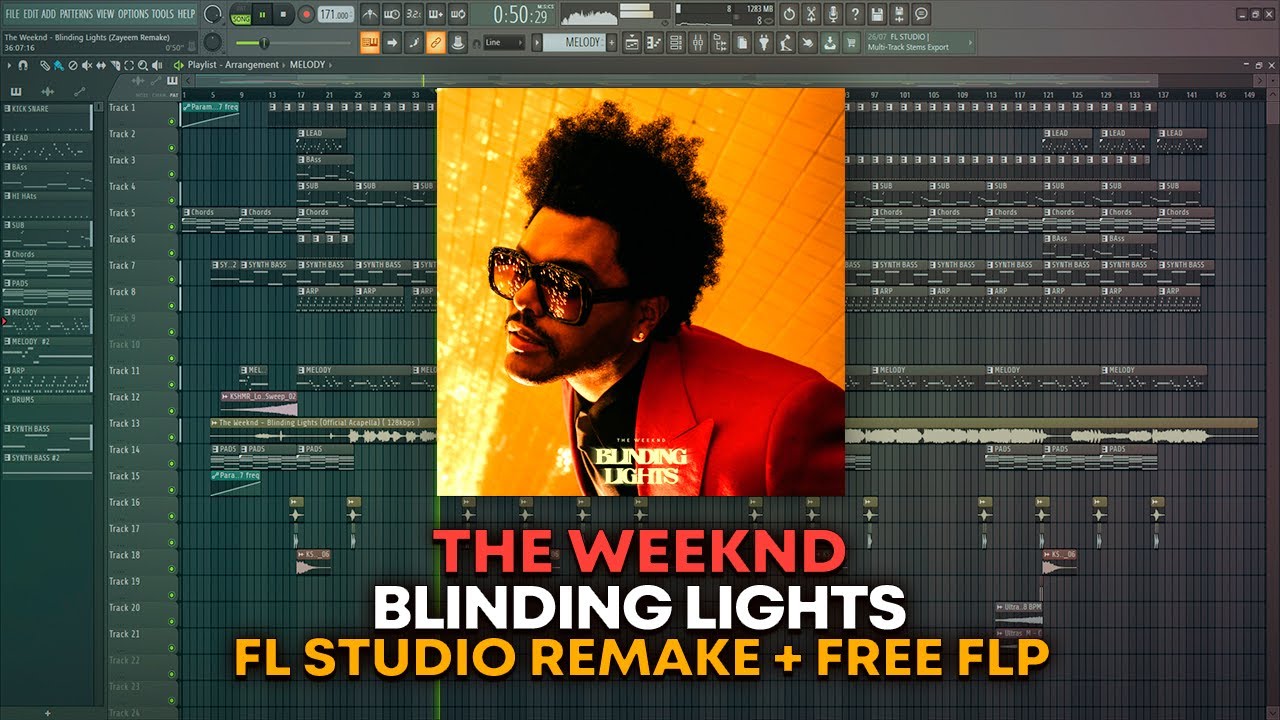The Weeknd - Blinding Lights [FL Studio Remake + FREE FLP]