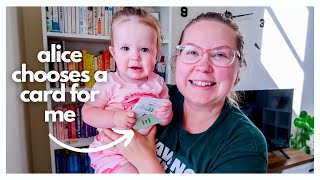 MAY TBR + APRIL WRAP UP | my baby helps me choose my tbr | jacqie's game of bookish cards tbr game
