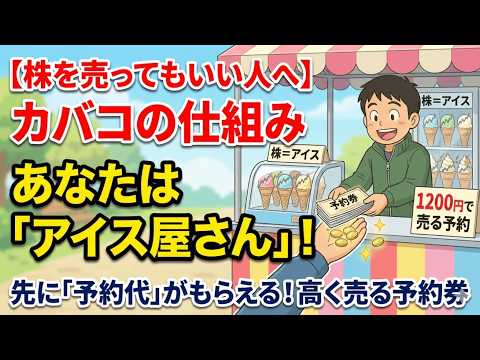 株を“売ってもいい人”へ｜カバードコールの仕組みを世界一やさしく解説