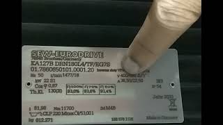 Sew Servo Motor Nameplate Details - Infoupdate.org