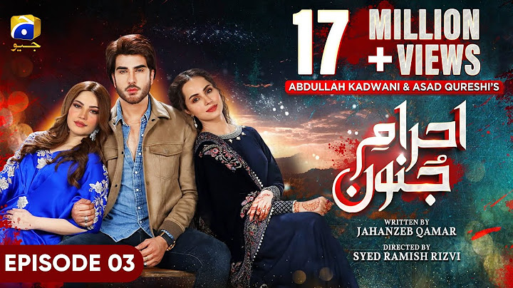 Ehraam-e-Junoon Episode 03 - [Eng Sub] - Neelam Muneer - Imran Abbas - Nimra Khan - 15th May 2023