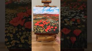 Red Poppies Painting Process Red Poppies Painting Process