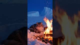 Cat adventure in Antarctica #cat #fun #entertainment