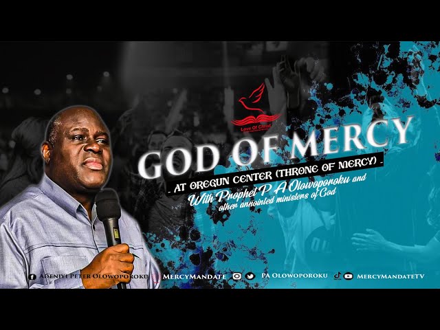 TUESDAY GOD OF MERCY LIVE @ OREGUN 7/05/2024