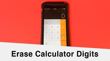 Delete iOS Calculator Digits - Simple Tips #1