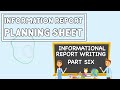 Planning Template Quiz