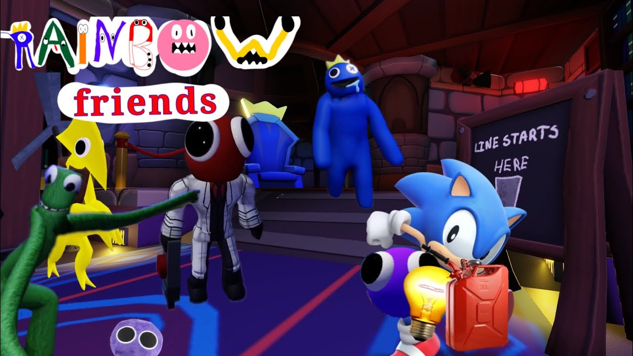 Playing rainbow friends chapters one and two 2 youtube