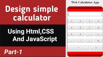 [ HTML ] Making Simple Calculator using JavaScript In Hindi (Part-1)
