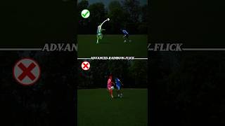 How to do ADVANCED RAINBOW FLICK ⚽️.#football #footballskills #soccer #rainbowflick #shorts