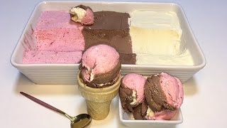 3 Color Ice Cream 🍦/Creamy Neapolitan Ice Cream/Food We Eat by Mukovhe Makhwedzha 968 views 2 years ago 6 minutes, 1 second