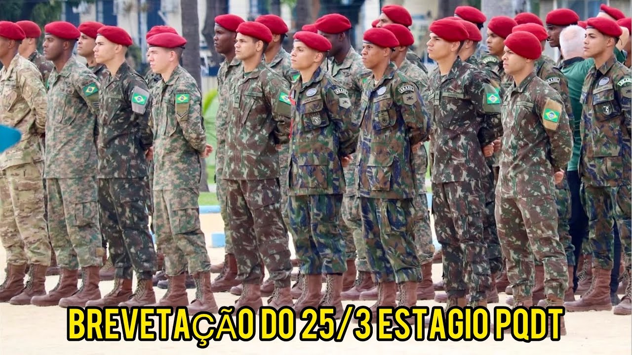 NOVOS PARAQUEDISTAS DAS FORÇAS ARMADAS DO BRASIL. BREVETAÇÃO 2025/3 ESTÁGIO BÁSICO PARAQUEDISTA 🦅