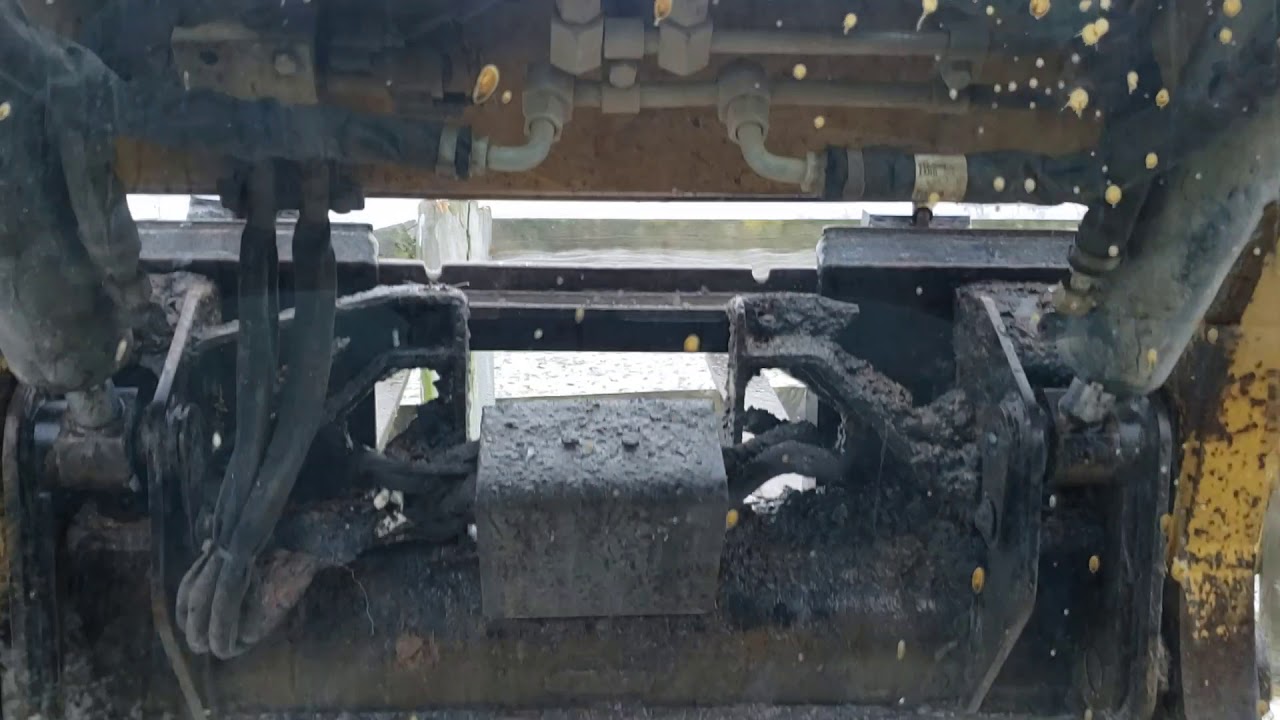 Fence removal, 299 track loader