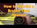 How to Fix a Broken Tape Measure