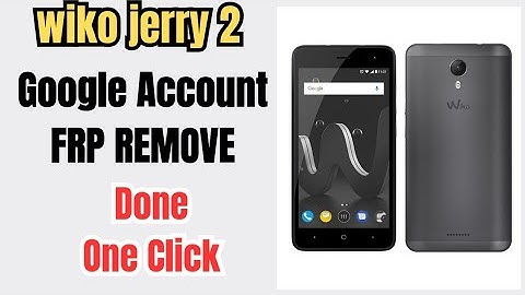 wiko jerry 2 google account frp remove One Click Done✔️💥