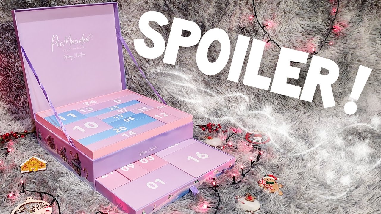 СПОЙЛЕР! Полная распаковка 25 подарков с алмазной живописью 🎄 | Адвент-календарь Picmondoo