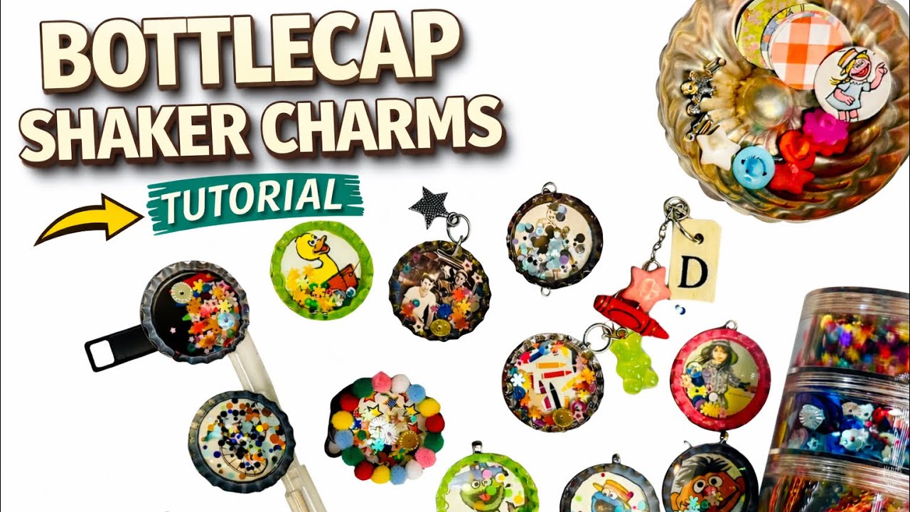 Урок по изготовлению брелока-шейкера из крышки от бутылки | Легко, весело и затягивает!