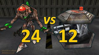 24 Vortigaunts vs 12 Automatic Turrets - Half-Life Retro Battles