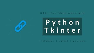 URL Link Shortener App - Python Tkinter [ITA]